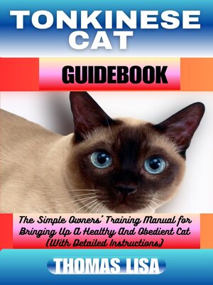 cover image of TONKINESE CAT GUIDEBOOK